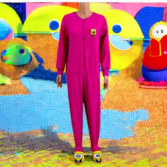 Nickelodeon SpongeBob SquarePants Micro Fleece PJs - Picture 14 of 16